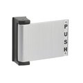 Adams Rite Flat Deadlatch Paddle, Push to Right, For 1-13/16 In. to 2 In. Thick Door, LHR or Exterior of RH,  4590-04-01-628